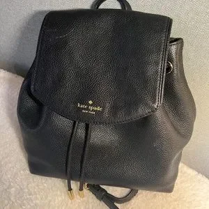♠️ Kate Spade Black Drawstring Backpack Kate Spade - Brandclub - Kate Spade New York Saffiano  main image 4